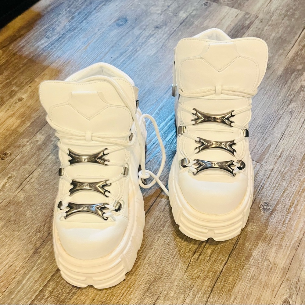 New Rock white sneakers size 5 - Picture 10 of 12